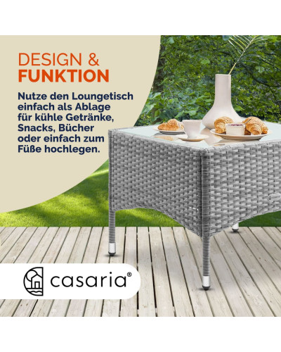 Beistelltisch Rund Aluminium Anthrazit 58 Zentimeter